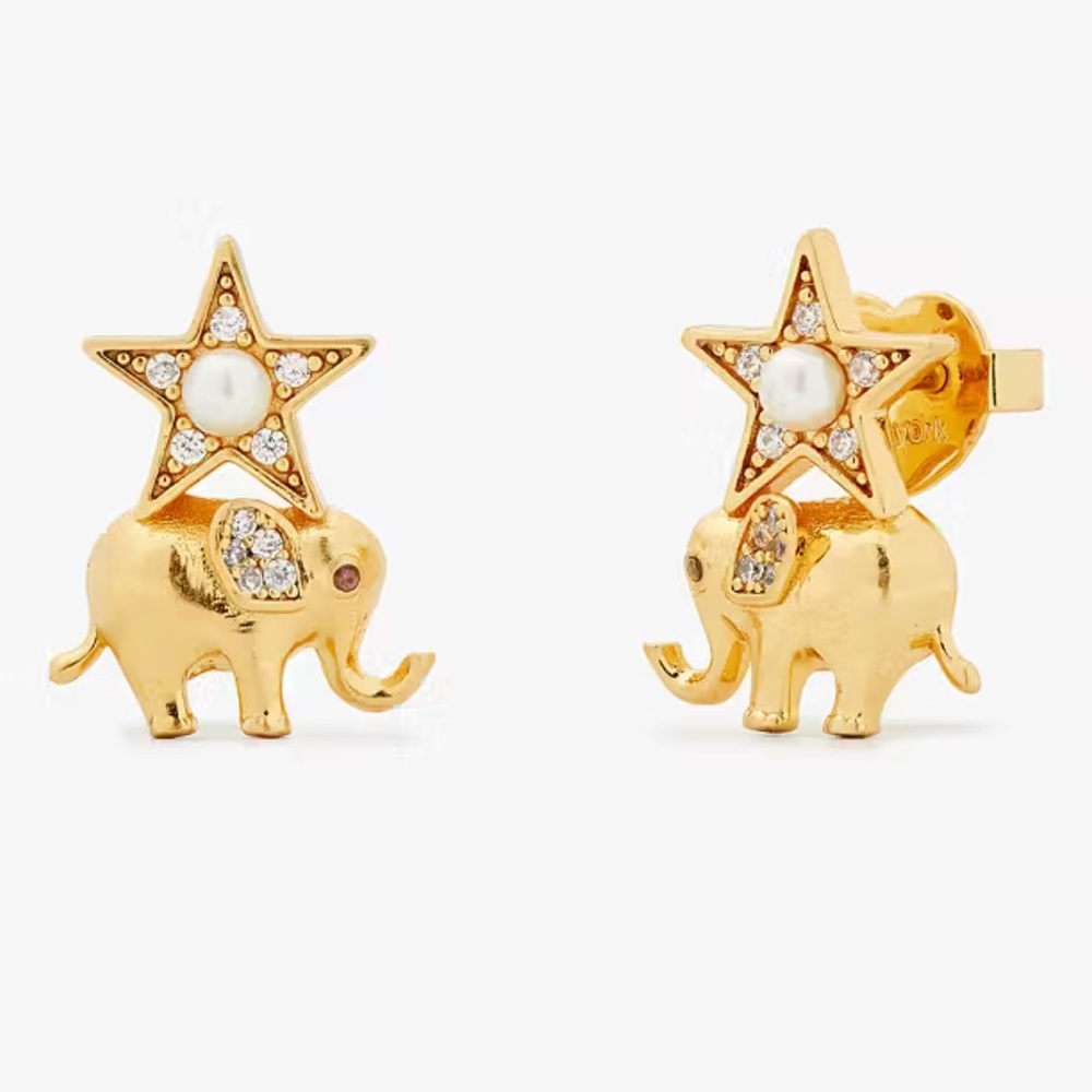 Kate‎ Spade Winter Carnival Charm Stud Earrings NWT